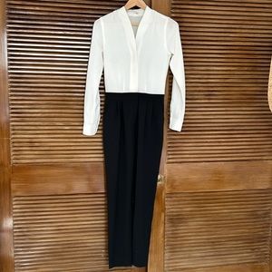 Shoshanna black and white jumpsuit